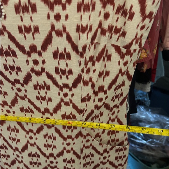 Gorgeous Antonio Melani Sleeveless Dress - Red and Cream W Pockets! - Picture 8 of 15